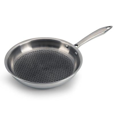 Stainless Steel Triply Honeycomb Frying Pan 20cm