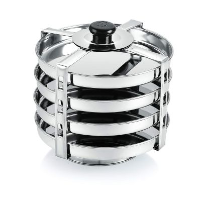 Stainless Steel Dhokla Maker 4 Plates