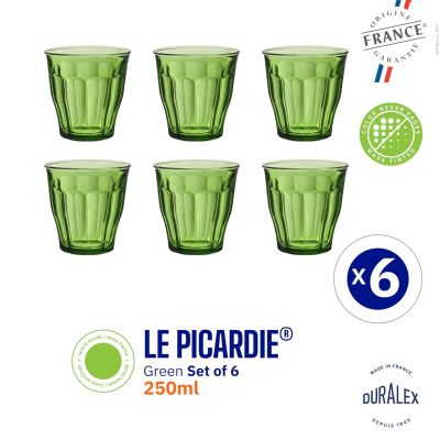 Duralex Glasses Picardie Tumbler 25cl (Pack Of 6)