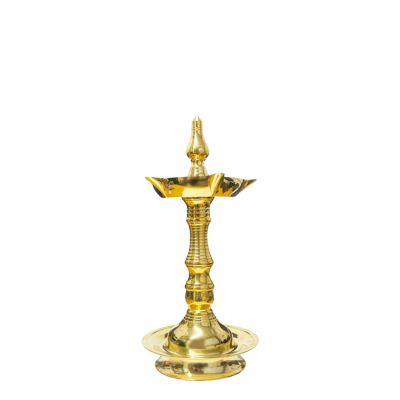Brass Samai No 8 - Holds up to 5 cotton wicks.
