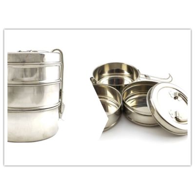 Indian Classic Traditional SS Wire Tiffin 8 x 3