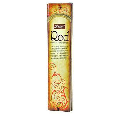 Balaji Red Premium Flora Incense Sticks (1 pack)