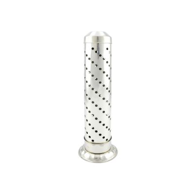 Indian Classic Traditional Stainless Steel Agarbatti Pipe Box