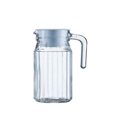 Luminarc Quadro Pitcher Jug with White Lid, 0.5 L