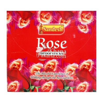 SAC Sandesh Rose Dhoop Sticks (Pack of 12)