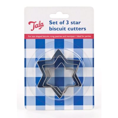 Think Chef Aid Stainless Steel Star Biscuit Cutter (Set of 3)