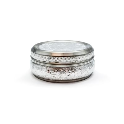 Raj Matka Dabba Container No 11 Silver Foil Finish.