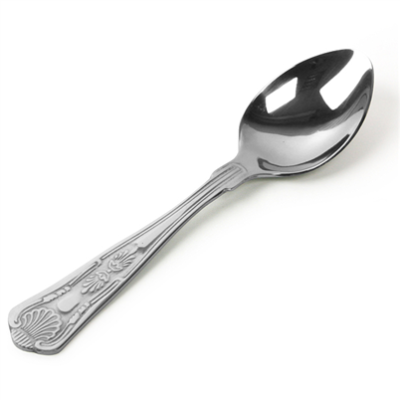 Kings Stainless Steel Mirror Finished Dessert Spoon