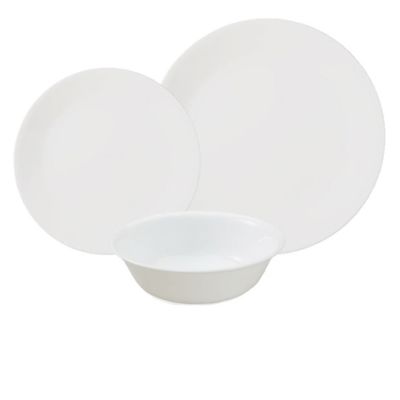 Corelle Winter Frost White 18pc Dinner Set