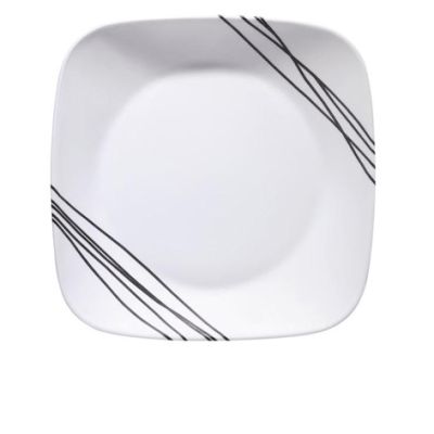 Corelle Simple Sketch Square Luncheon Plate