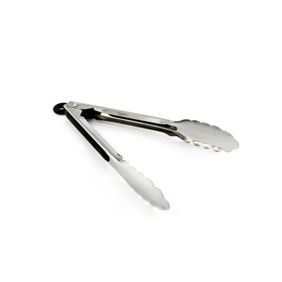 Stainless Steel Spring Tongs Soft Touch No-12