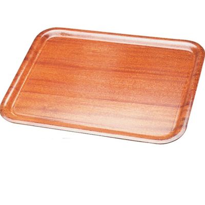 Wooden Mahogany Rectangular Tray 60.5cm x 45.5cm