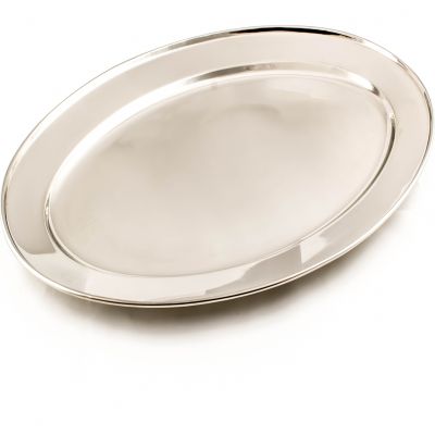 Stainless Steel Oval Meat Flat 60cm
