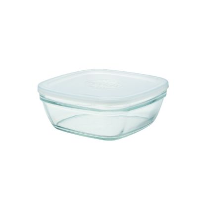 Duralex Coupelleys Carre Explilable 20 cm + Couvercle Frost Lid