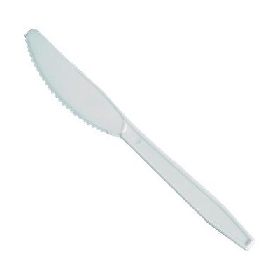 Disposable Lightweight Plastic Knife (Pack 100)