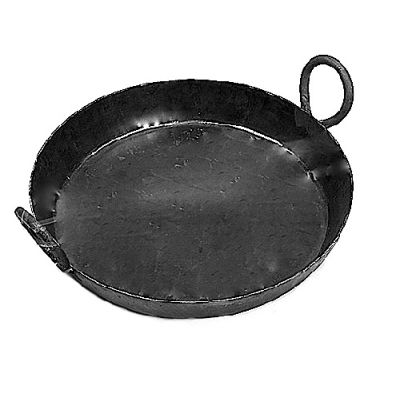 Heavy Duty Iron jalebi Tawa 22” With Brass Handles