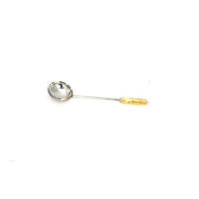 Stainless Steel Ladle / Scoop with Long Wood Handle(No.5) 50cm