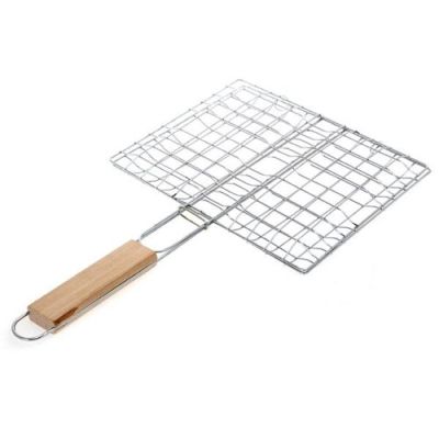 BBQ Burger Steak Meat Fish Vegetables Food Holder