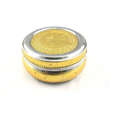 Indian Traditional Gold Mina Matka Dabba Container No.6