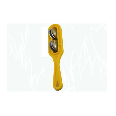Hand Kartal Indian Musical Instrument Yellow