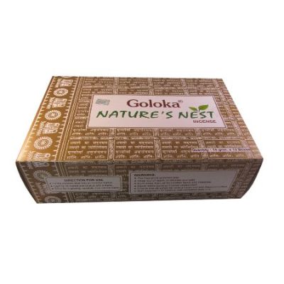 Goloka Natures Nest Incense Sticks Pack of 12