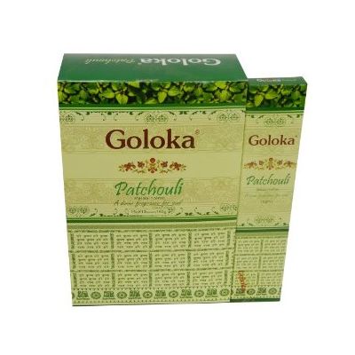 Goloka Patchouli Incense Sticks Pack of 12