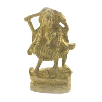 Brass Murti Kali Maa Antique Finish
