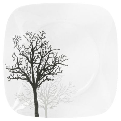 Corelle Timber Shadows Square Dinner Plate