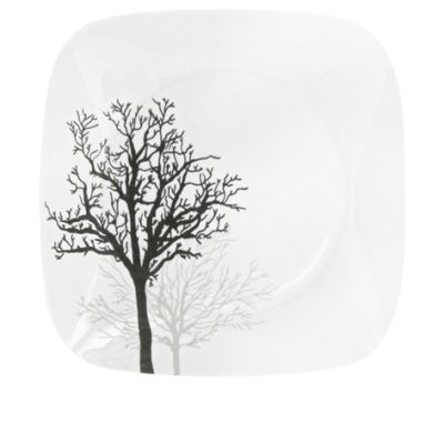 Corelle Timber Shadows Square Luncheon Plate