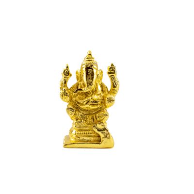 Brass Gold Ganesh 2.5'