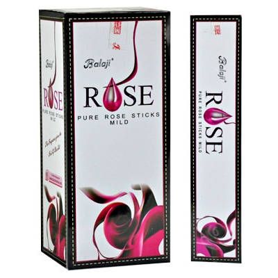 Balaji Pure Rose Mild Sticks (Pack of 12)
