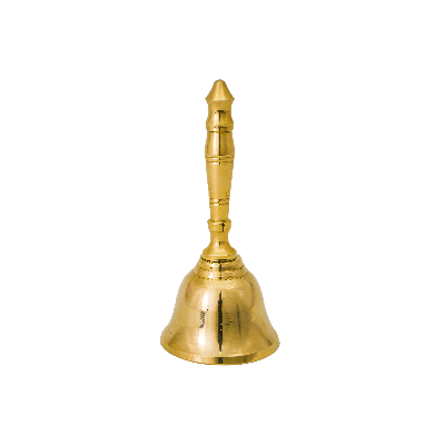 Gold Brass Pooja Bell No 2