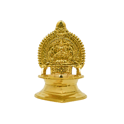Traditional Brass Kamachi Batti (Cotton Lamp)