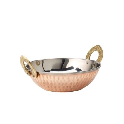 Copper Hammered Balti Kadai 15cm - No.2