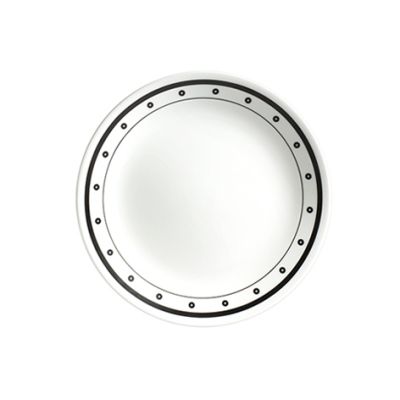 Corelle Black & White 2 (Beads) Bread & Butter Plate - 17cm