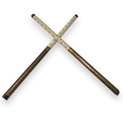 Dandiya (Dancing Sticks) Thin - Wooden Mix colour.