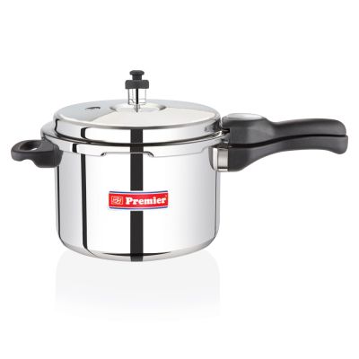 Premier Aluminium Netraa Deluxe Pressure Cooker 12L-liquid vol 10L