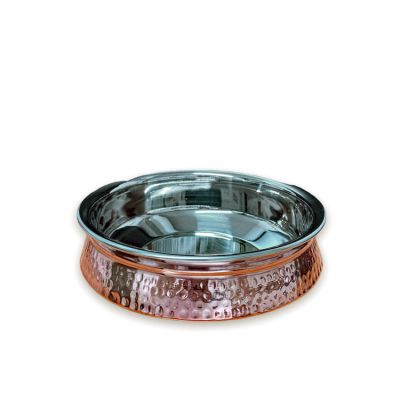 Copper Hammered Handi No 4 - 20cm