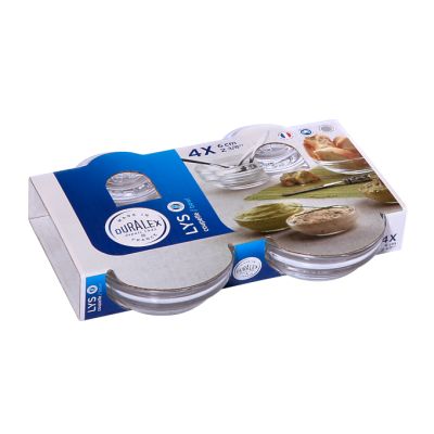 Duralex Clear Stackable Bowl Pack Of 4