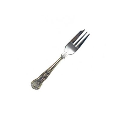 Kings Stainless Steel Mirror Finished Pastry Fork
