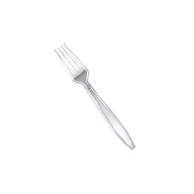 Clear Plastic fork Disposable & Heavy Duty Pack of 50
