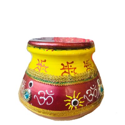 Navratri Garba Garbo Clay Diya Pot Pooja Worship Hindu Goddess Mataji  Decoration