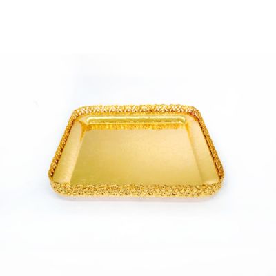 Gold Plated Tray - Square