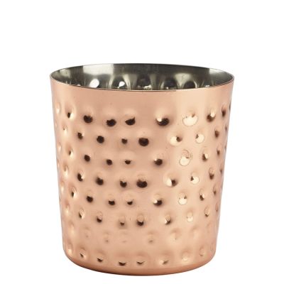 Copper Hammered Serving Cup - 400ml