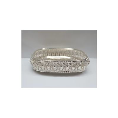 SILVER PLATED SQUARE CANDY TRAY 5"