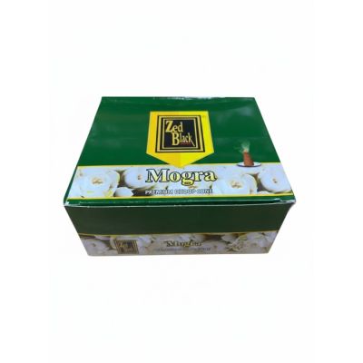 Zed Black Mogra Dhoop Cones (Pack Of 12)