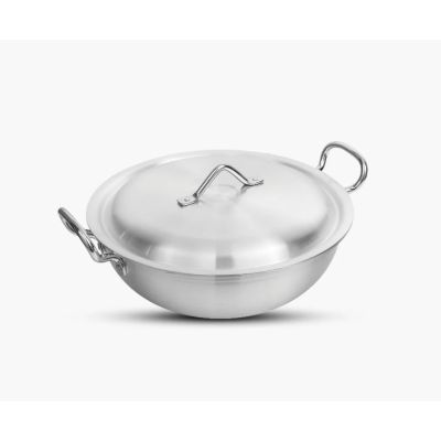 Aluminium Karahi Round Wok 28cm