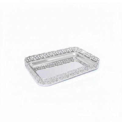 Silver Plated Rectangle Small Tray