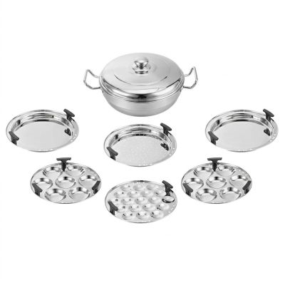 Stainless Steel Multi Kadai 6 in 1