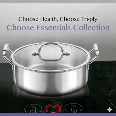 Zinel Stainless Steel Saute Pot 32cm